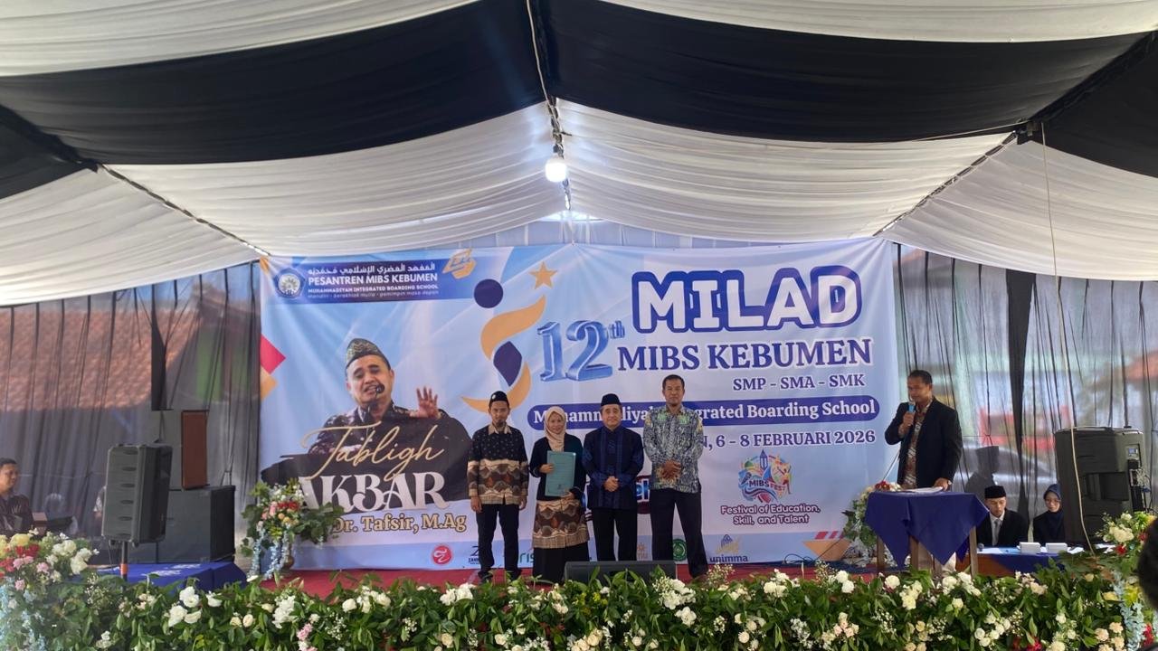 MIBS Kebumen Rayakan Milad ke-12 Lewat Tabligh Akbar dan Bakti Sosial, Perkuat Posisi Pesantren Modern