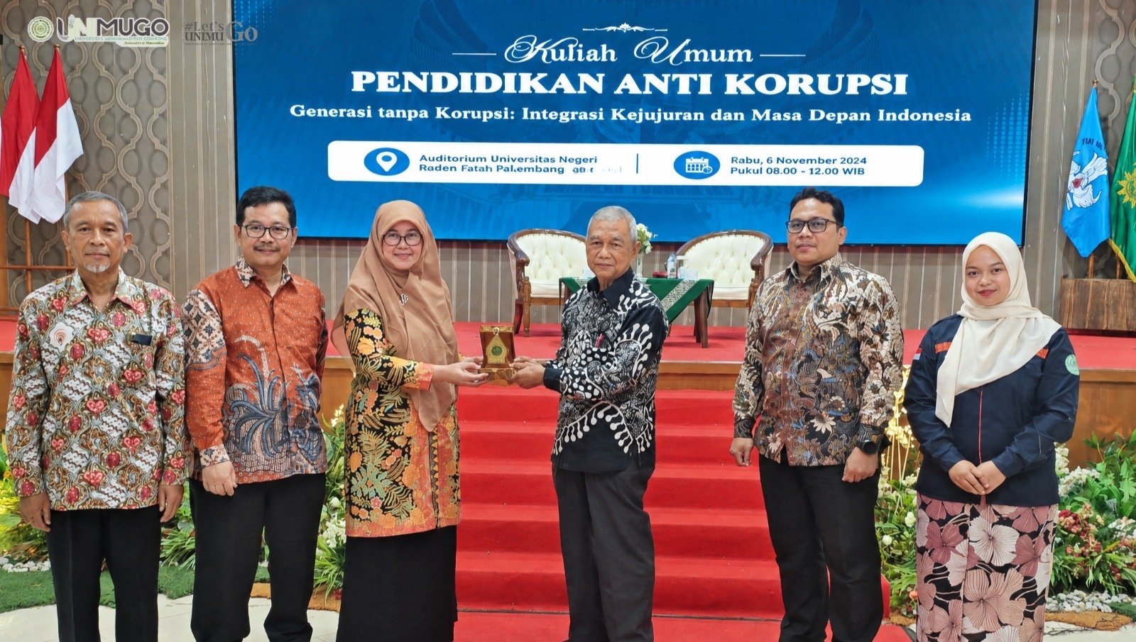 UNIMUGO TANAMKAN NILAI ANTIKORUPSI MELALUI KULIAH UMUM BERSAMA MANTAN KETUA KPK